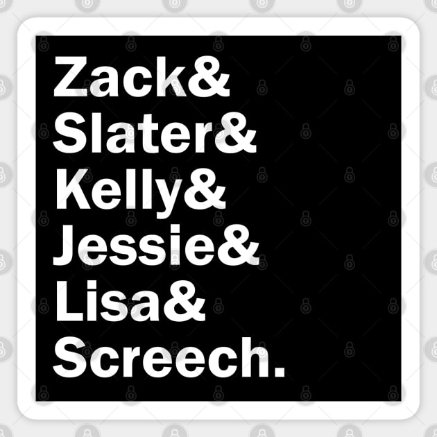 Funny Names x Saved by the Bell Sticker by muckychris